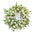 Mixed fern and daily floral wreath 22.5"d