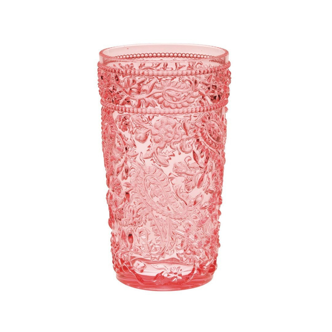 Paisley-Acrylic-Glasses-Drinking-Set-of-4-Hi-Ball-(17oz),-Plastic-Drinking-Glasses,-BPA-Free-Cocktail-Glasses,-Drinkware-Set,-Drinking-Water-Glasses-