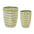 Striped Vase Planter (Set of 3)