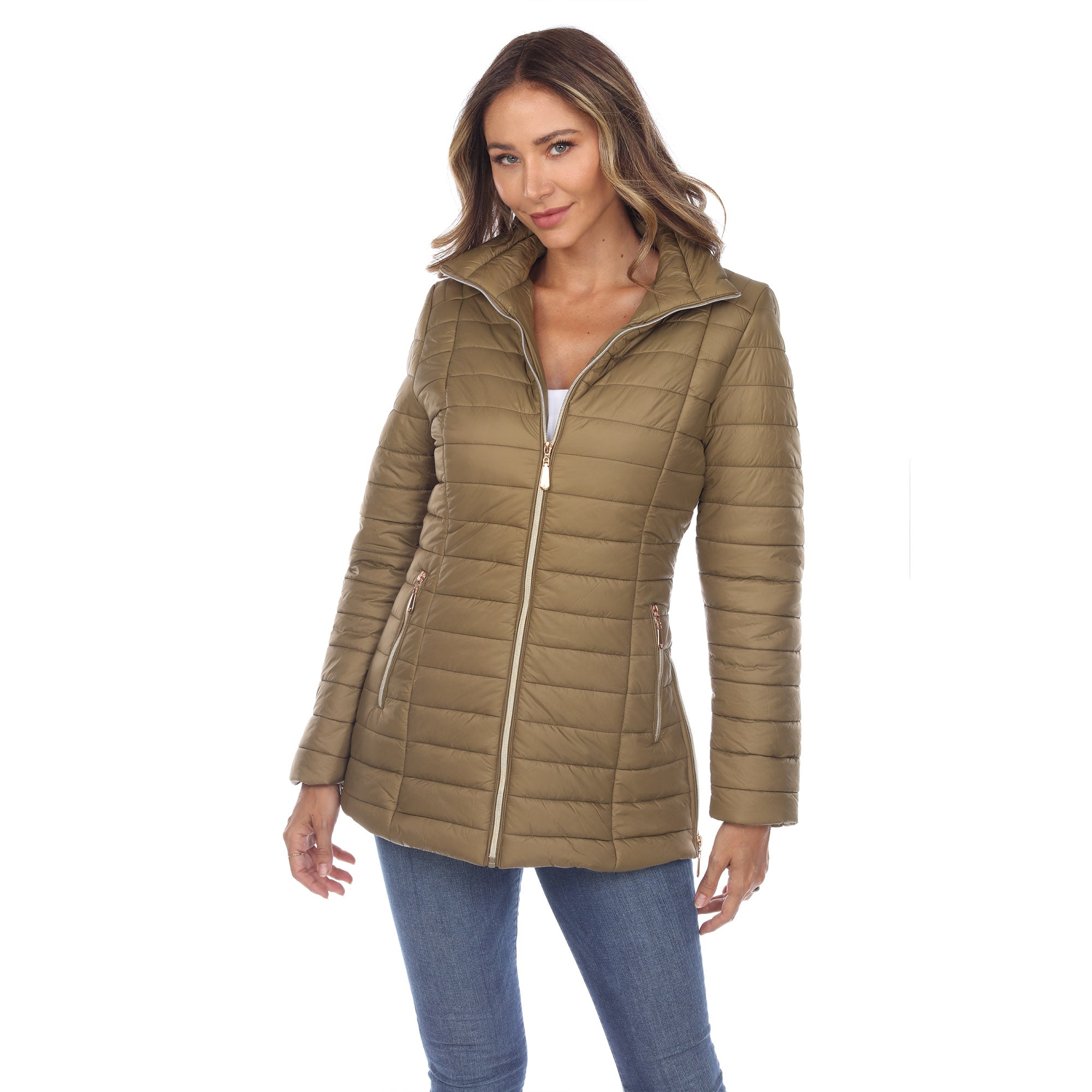 White Mark Women's Puffer Coat