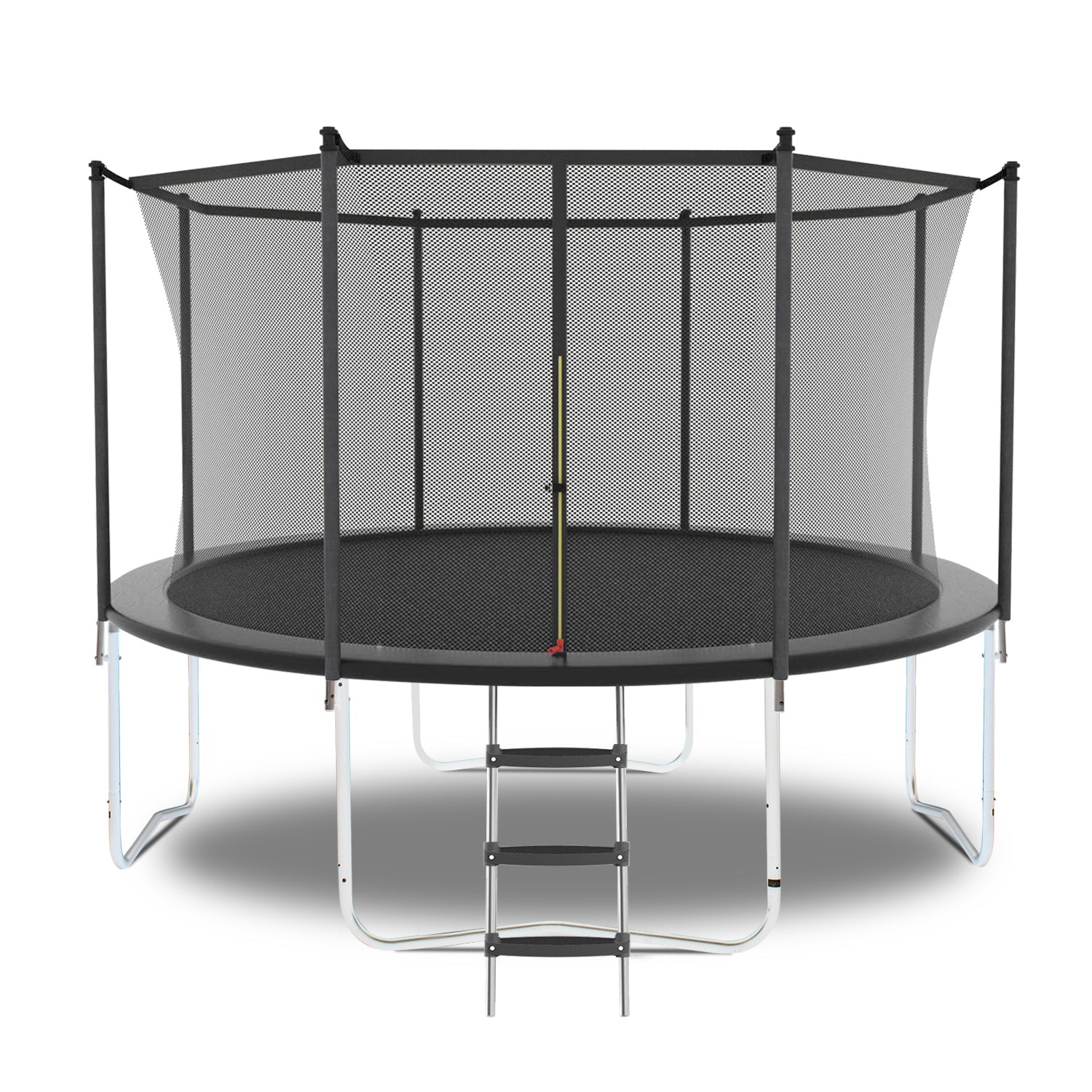 8FT Trampoline with Safety Enclosure Net, Outdoor Trampoline with Heavy Duty Jumping Mat and Spring Cover Padding for Kids and Adults - Tuesday Morning - Lighting Decoration