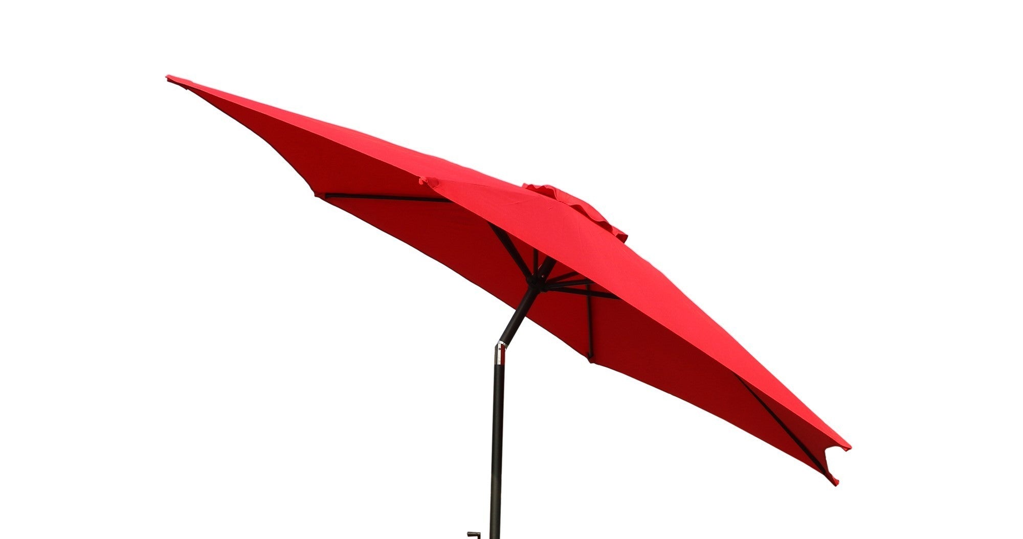 9' Pole Umbrella With Carry Bag, Red - Tuesday Morning - Patio Umbrellas & Bases