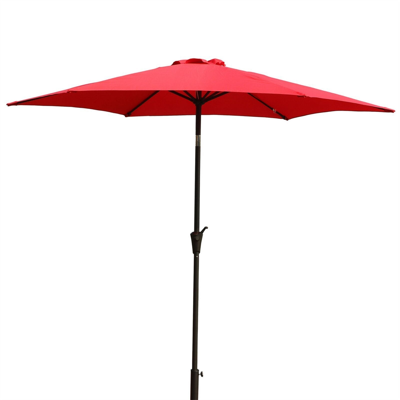 9' Pole Umbrella With Carry Bag, Red - Tuesday Morning