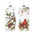 Glittered Glass Cardinal and Chickadee Ornament (Set of 12)