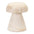 Wood Mushroom Stool 12.5"H