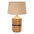 Natural Wood Table Lamp 22.5"H