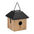 Wooden Birdhouse with Metal Roof 7.7"H