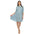 Women's Long Sleeve Tiered Midi Shirt Dress