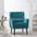 Modern Accent Chair Upholstered Mid Century Modern Chair with Chenille Fabric