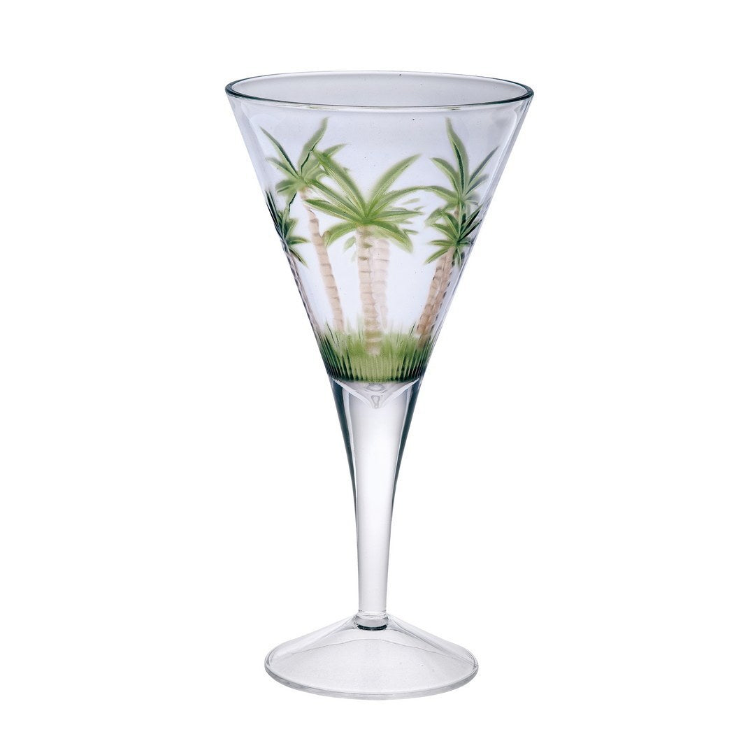 Palm-Tree-V-Shaped-Plastic-Wine-Glasses-Set-of-4-(14oz),-BPA-Free-Acrylic-Wine-Glass-Set,-Unbreakable-Red-Wine-Glasses,-White-Wine-Glasses-