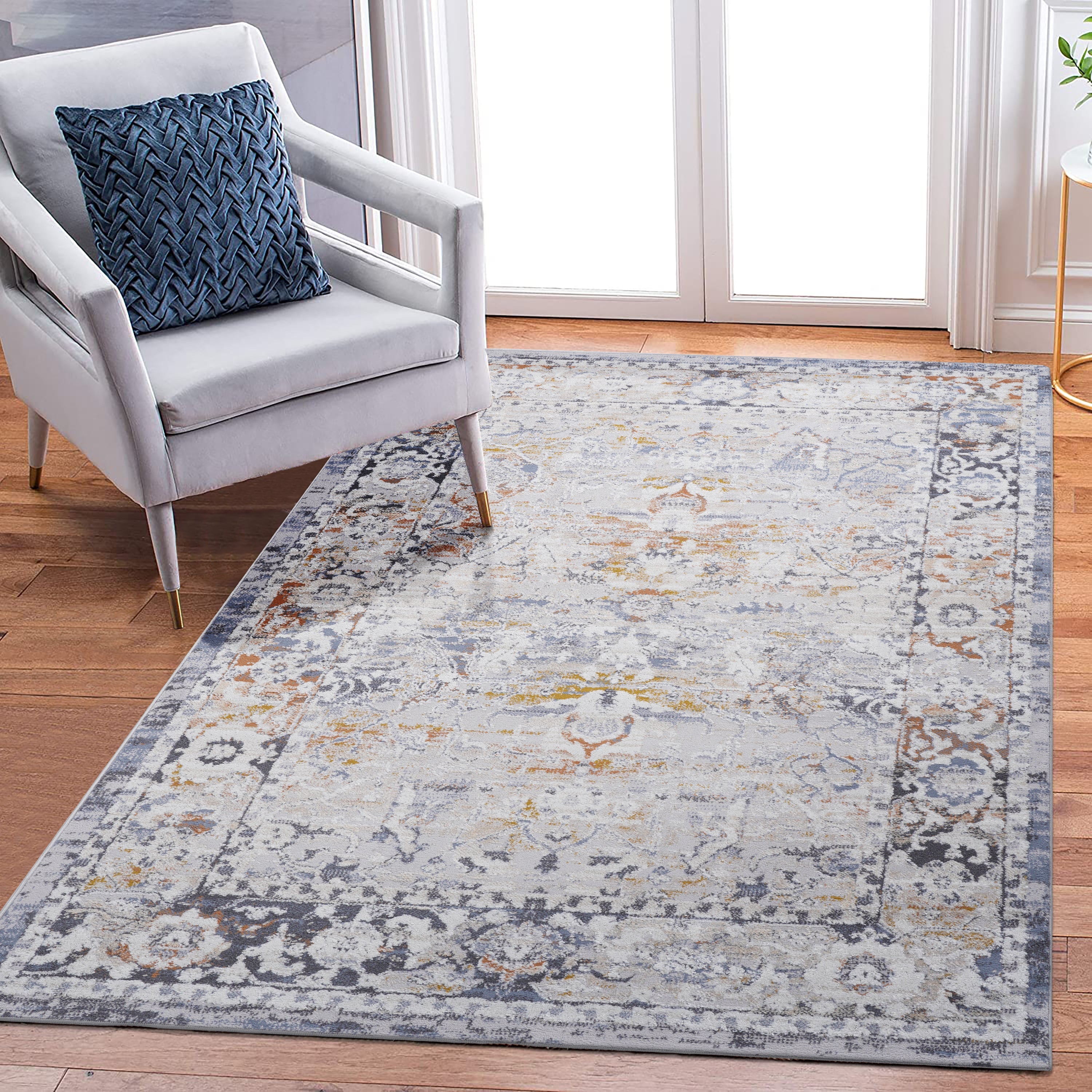 NAAR PAYAS Traditional Non-Shedding and Stain Resistant Area Rug