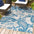 Julien Paisley High-Low Indoor/Outdoor Area Rug