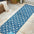 Gallia Tile Trellis High-Low Light Runner Rug