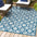 Gallia Tile Trellis High-Low Indoor/Outdoor Area Rug