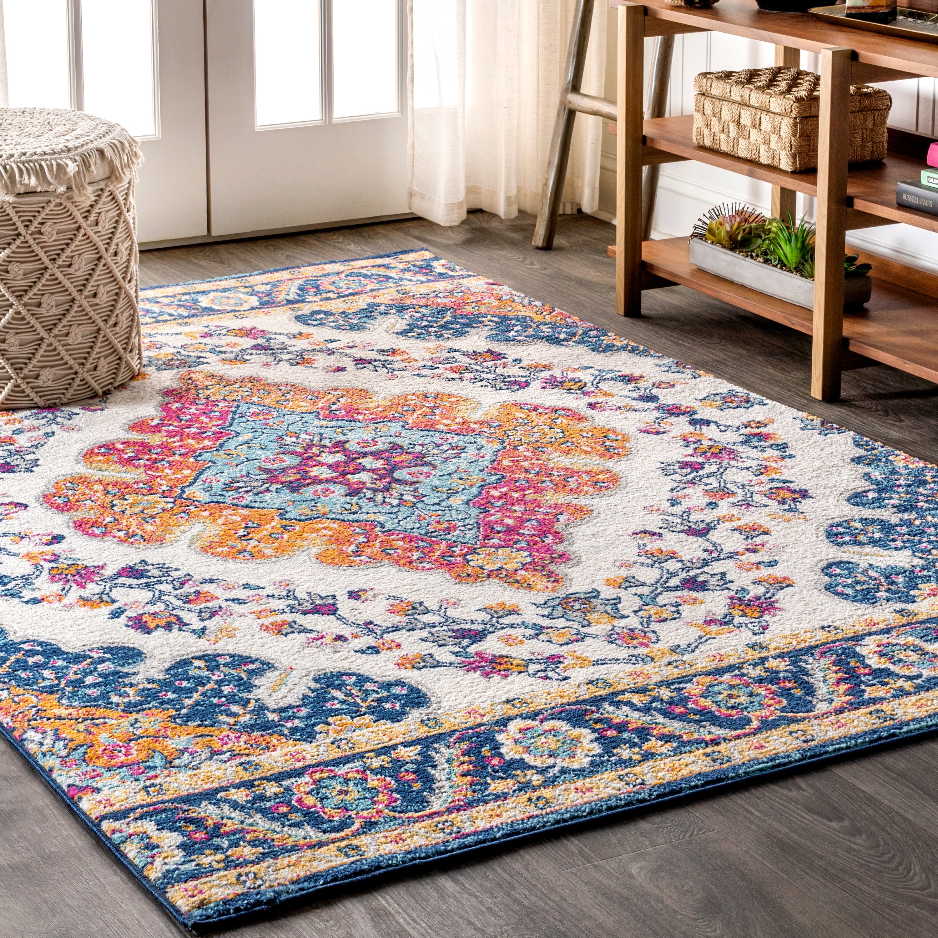 Bohemian FLAIR Boho Medallion Area Rug