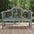 Lutyens 3-seat arched support acacia wood outdoor garden patio bench