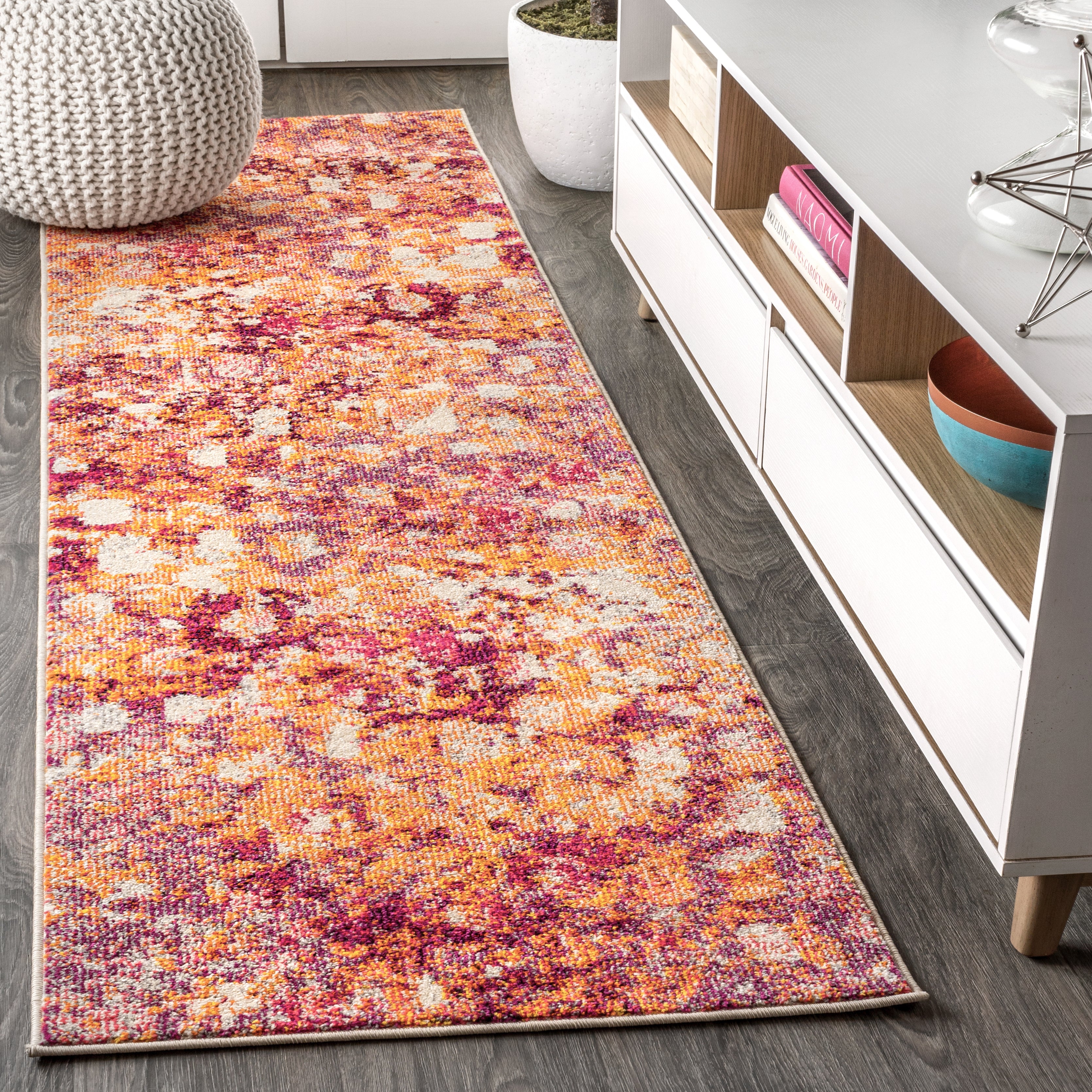 Contemporary Modern Runner Rug