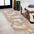 Petalo Abstract Two-Tone Modern Runner Rug