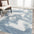 Petalo Abstract Two-Tone Modern Area Rug