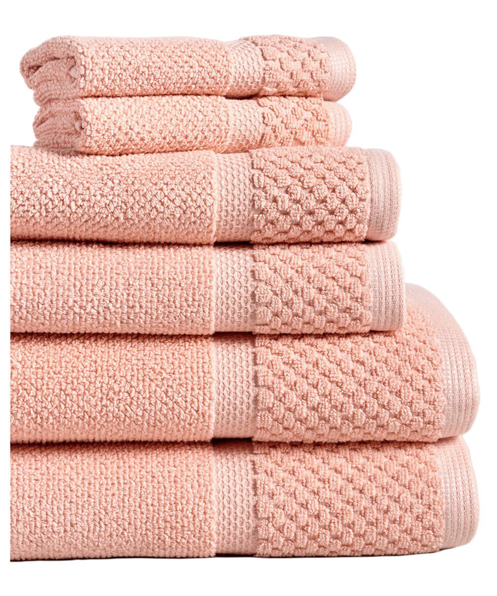 Diplomat 6-Piece 100% Cotton Bath Towel Set