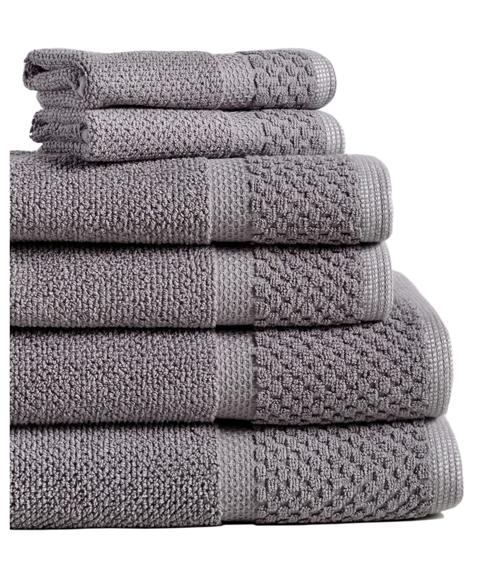 Diplomat 6-Piece 100% Cotton Bath Towel Set