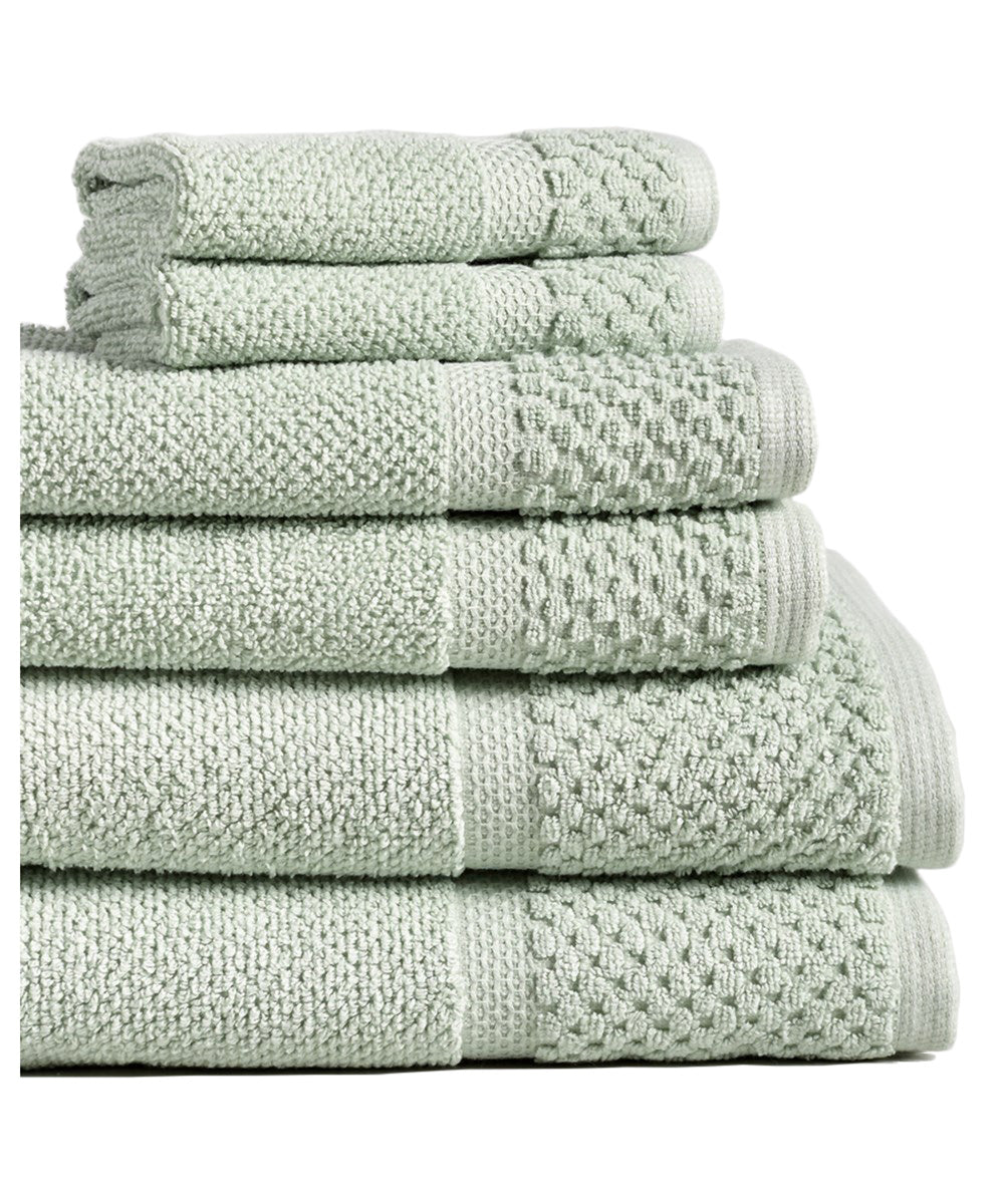 Diplomat 6-Piece 100% Cotton Bath Towel Set