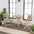 Javea modern coastal 3-piece acacia wood outdoor folding bistro set