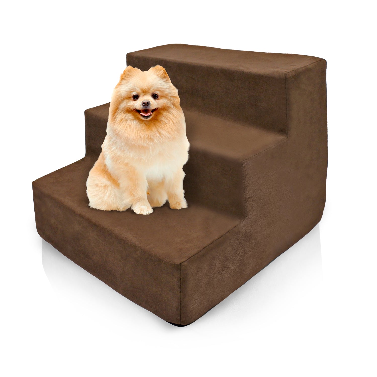 Precious Tails High Density Foam 3 Steps Pet Dog Stairs