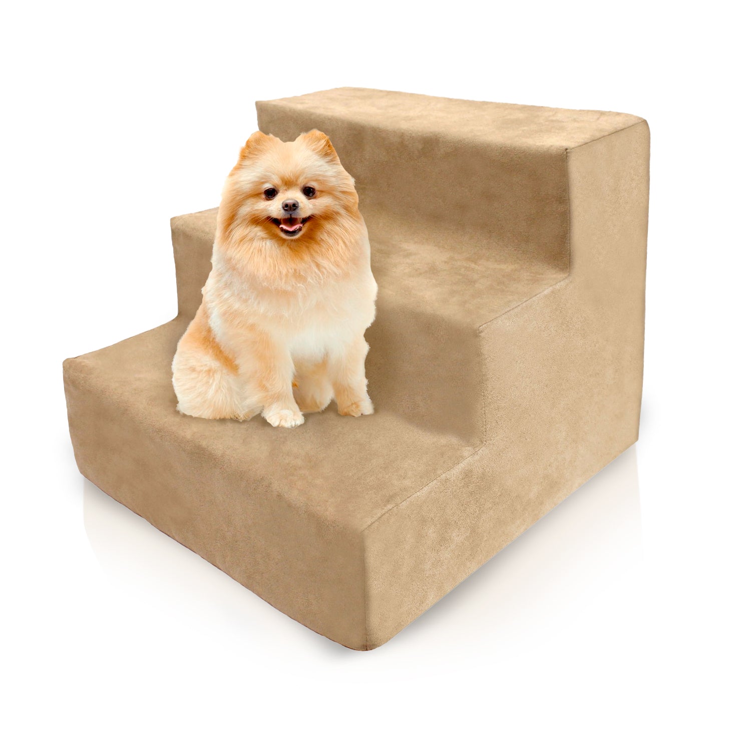 Precious Tails High Density Foam 3 Steps Pet Dog Stairs