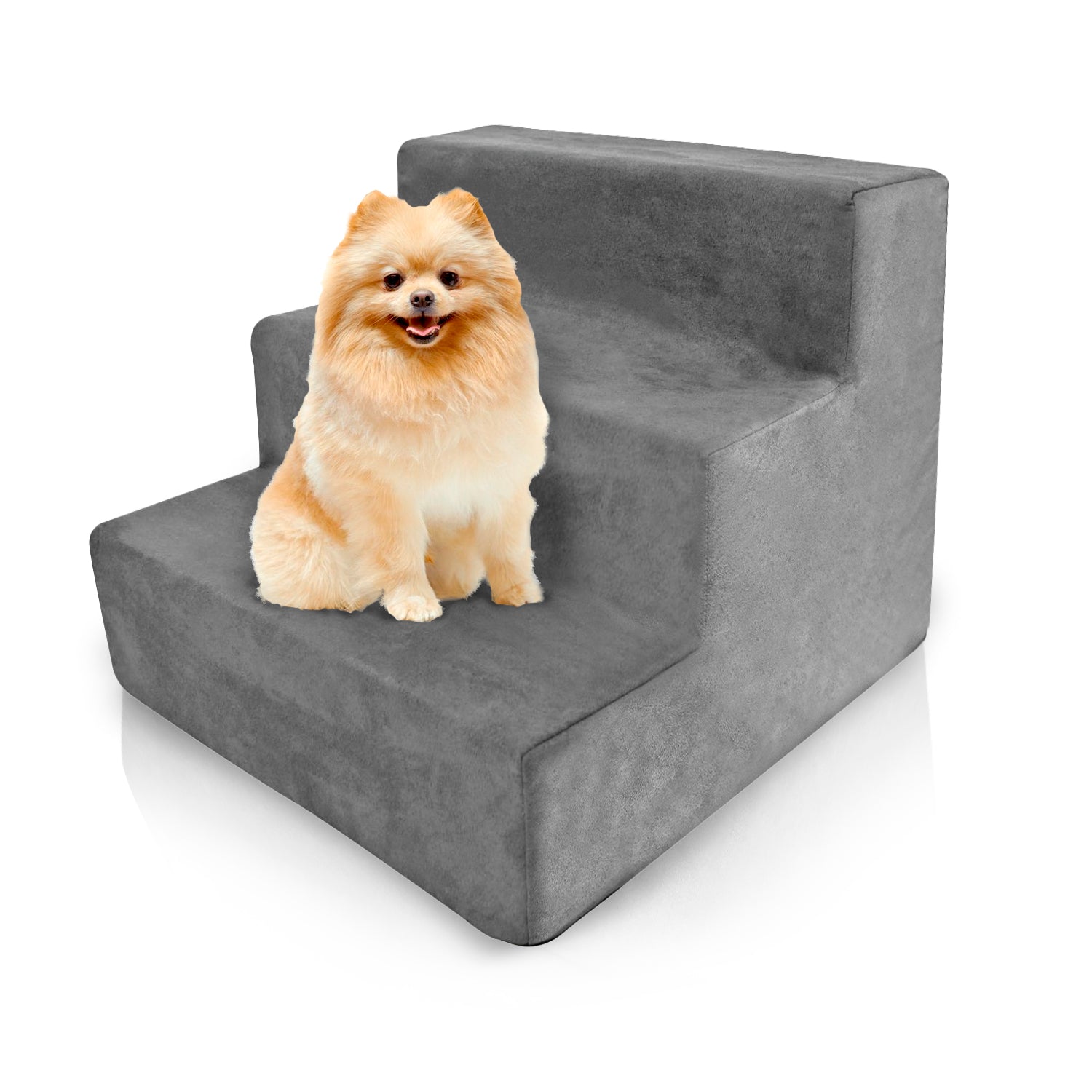 Precious Tails High Density Foam 3 Steps Pet Dog Stairs