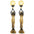 Egyptian Goddess of the Night Illuminated Statue: Set of Two