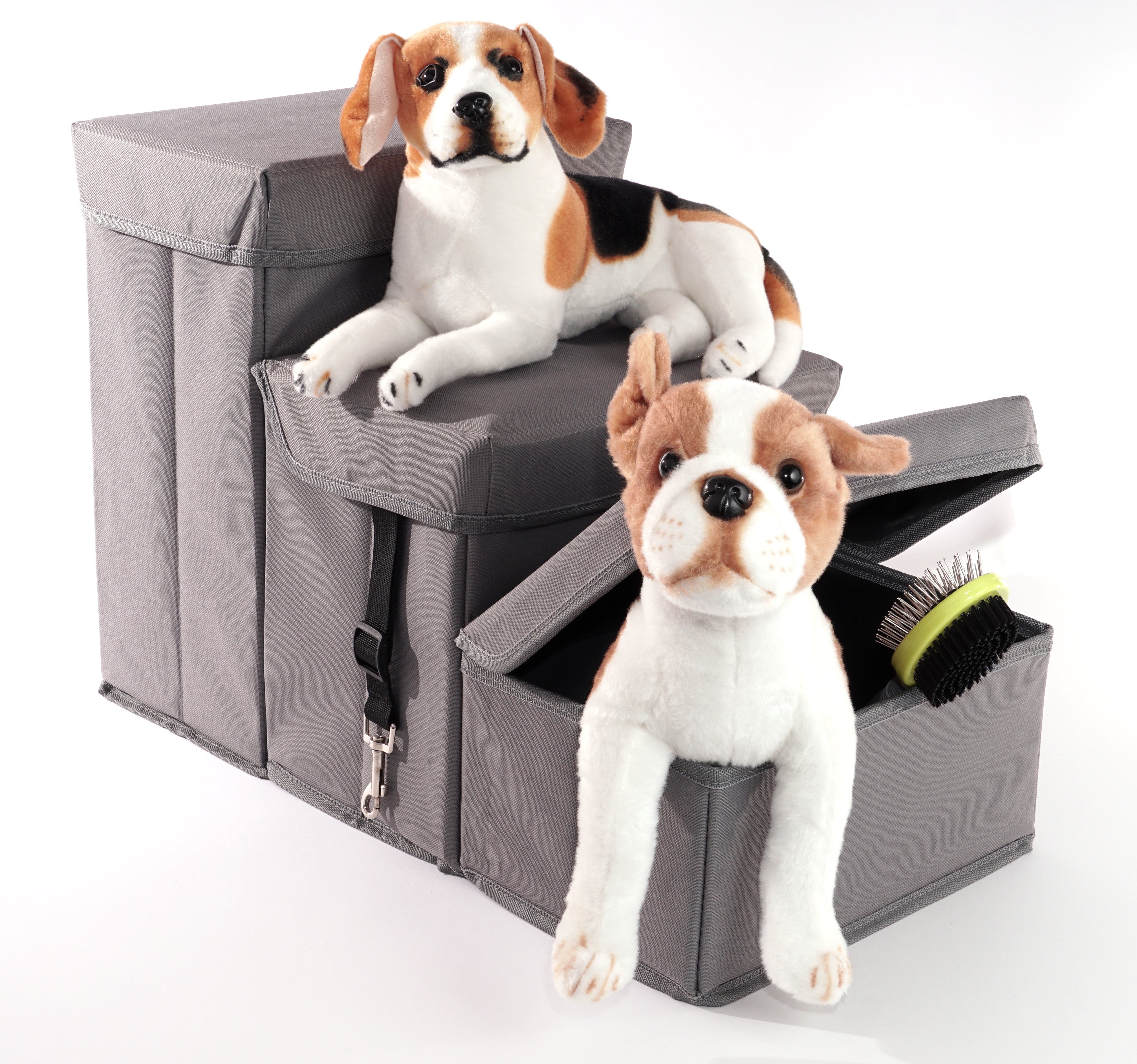 Precious Tails Padded 3 Step Pet Storage Foldable Steps