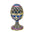 Jeweled trellis collection romanov style enameled egg: bleue