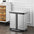 Edmund Kitchen Trash/Recycling Double-Bucket Trash Can