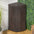 Chloe all-weather wicker/metal corner hideaway outdoor trash can