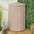 Chloe all-weather wicker/metal corner hideaway outdoor trash can