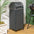 Ellison all-weather wicker/metal swing top hideaway outdoor trash can