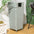 Keaton modern all-weather wicker/metal lidded hideaway outdoor trash can