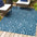 Balansat moroccan diamond indoor/outdoor area rug