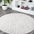 Balansat moroccan diamond round indoor/outdoor area rug