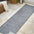 Portmany Neutral Diamond Trellis Indoor/Outdoor Runner Rug