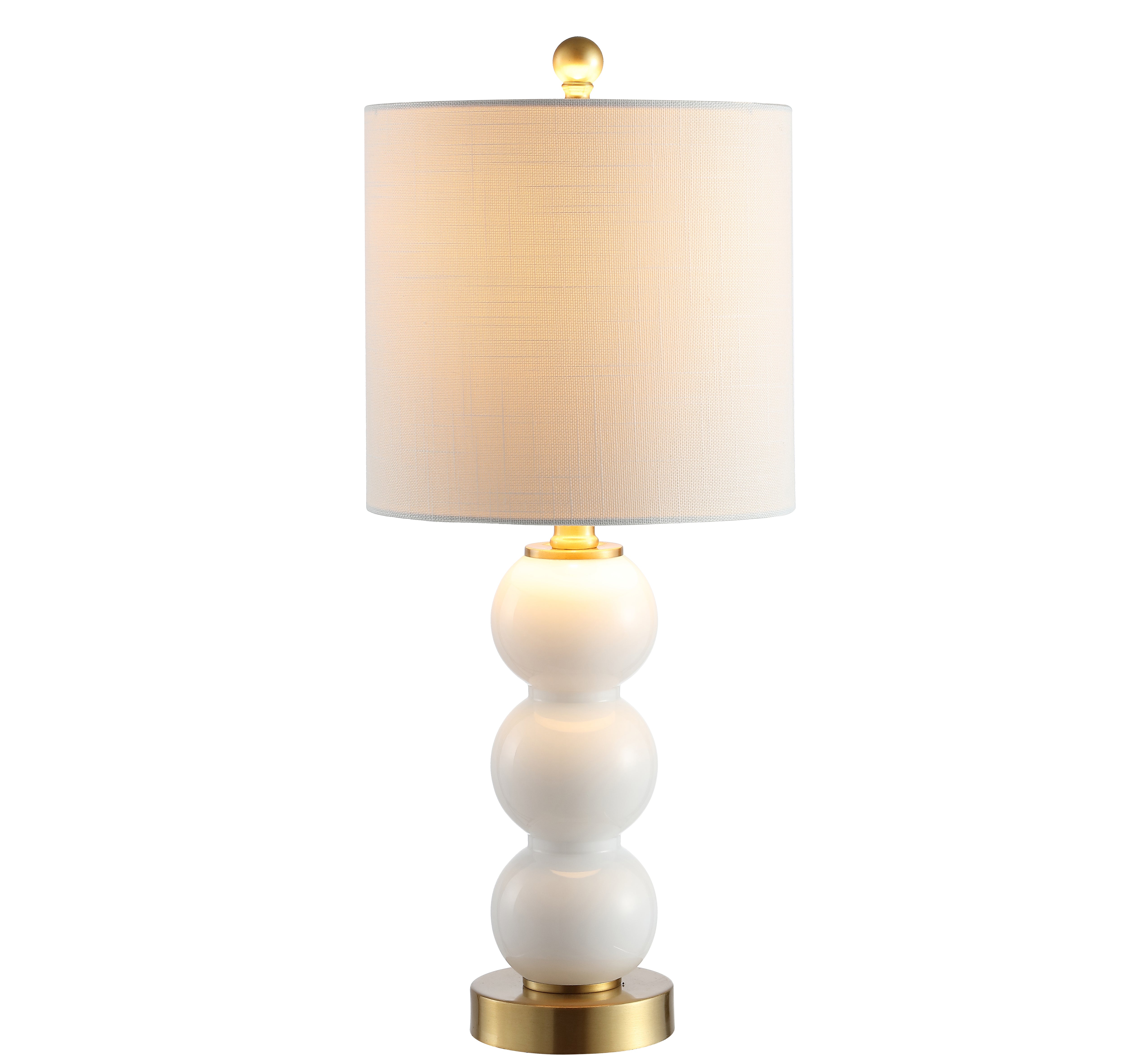 February Glass/Metal LED Table Lamp