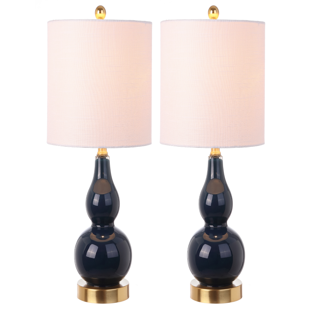 Anya Mini Glass Table Lamp-Set of 2