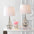 Darren Glass LED Table Lamp-Set of 2