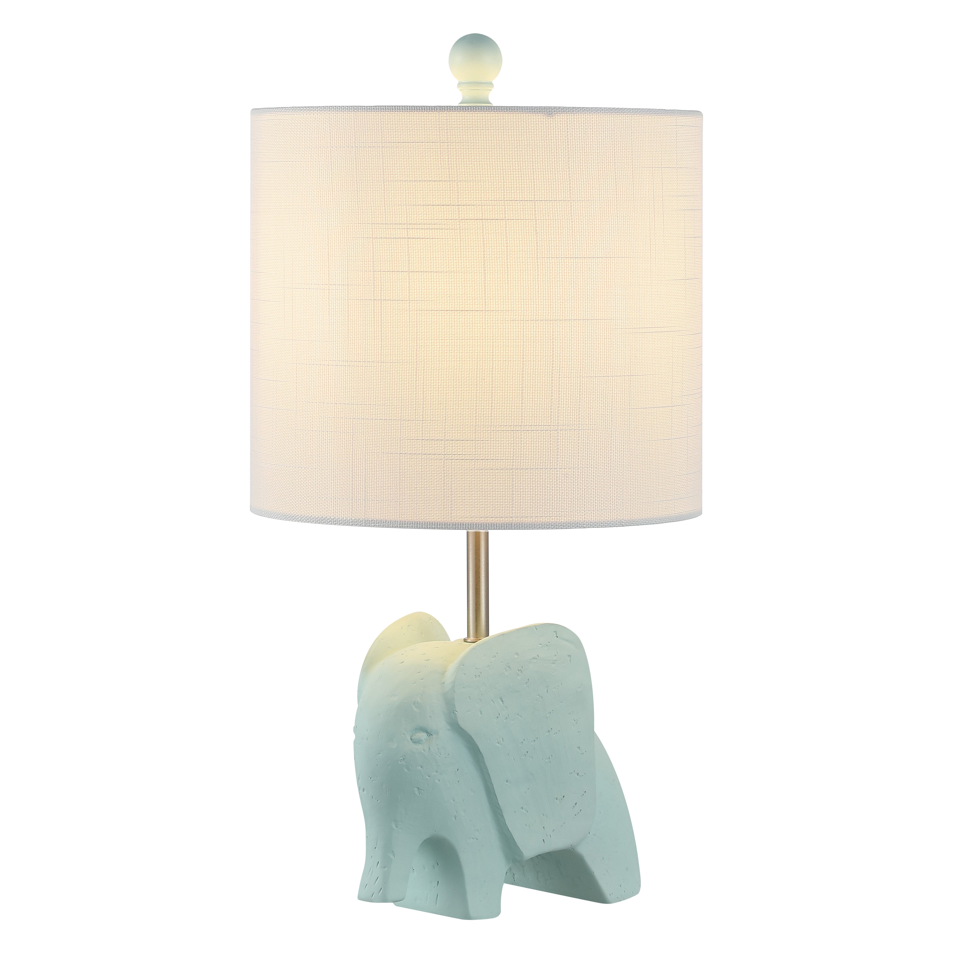 Koda Eclectic Southwestern Resin/Iron Elephant LED Kids' Table Lamp