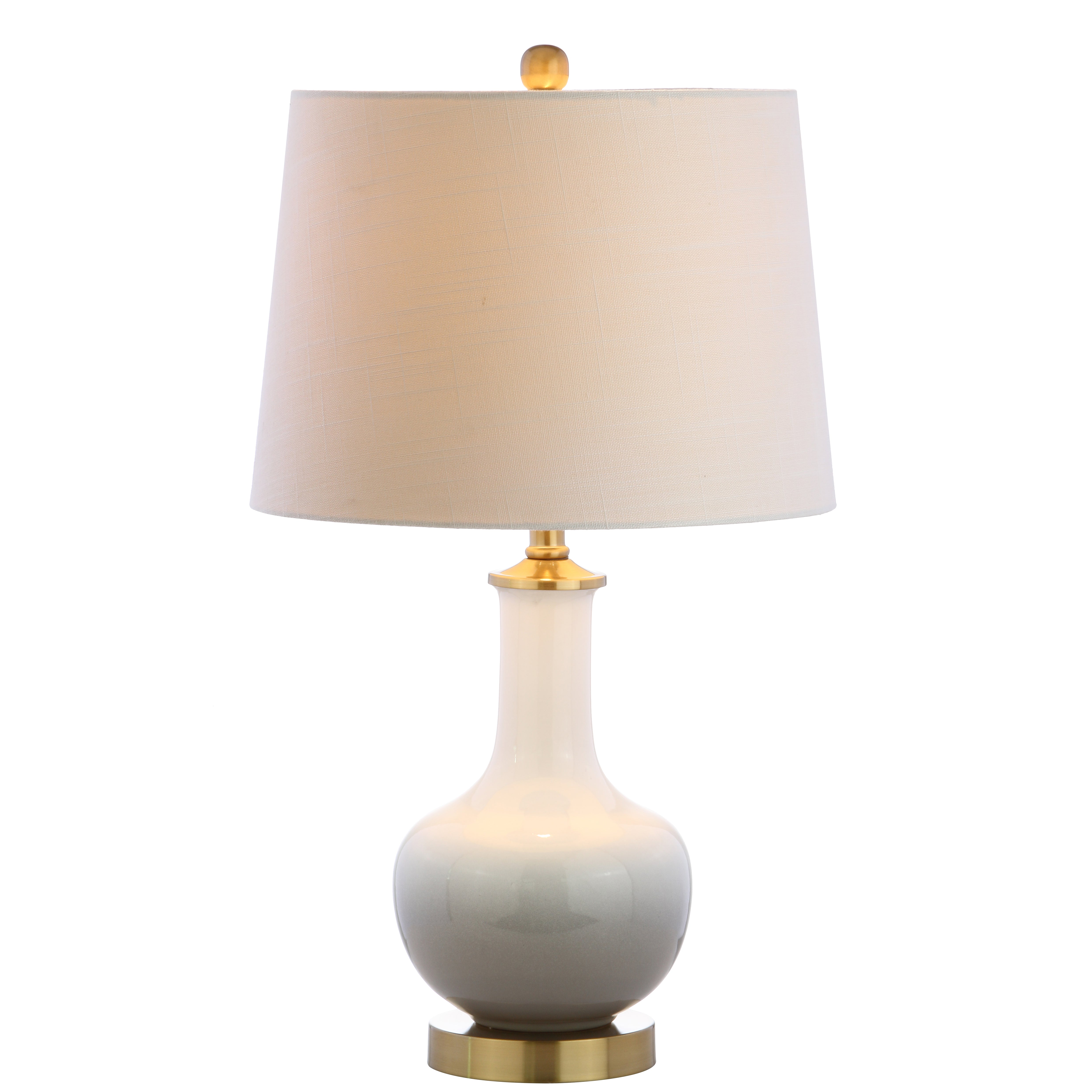 Gradient Ceramic/Brass LED Table Lamp