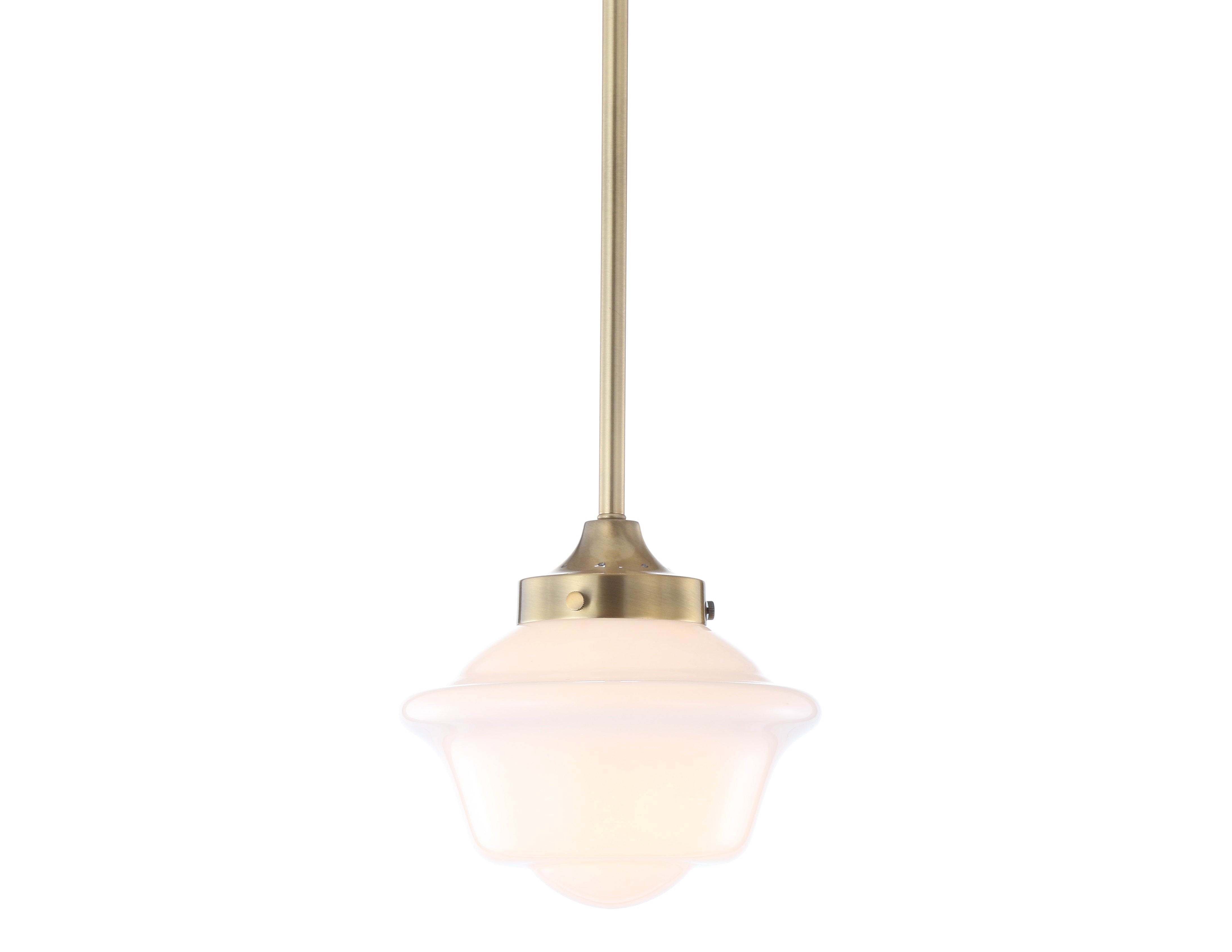 Kurtz Adjustable Drop Metal/Glass LED Pendant