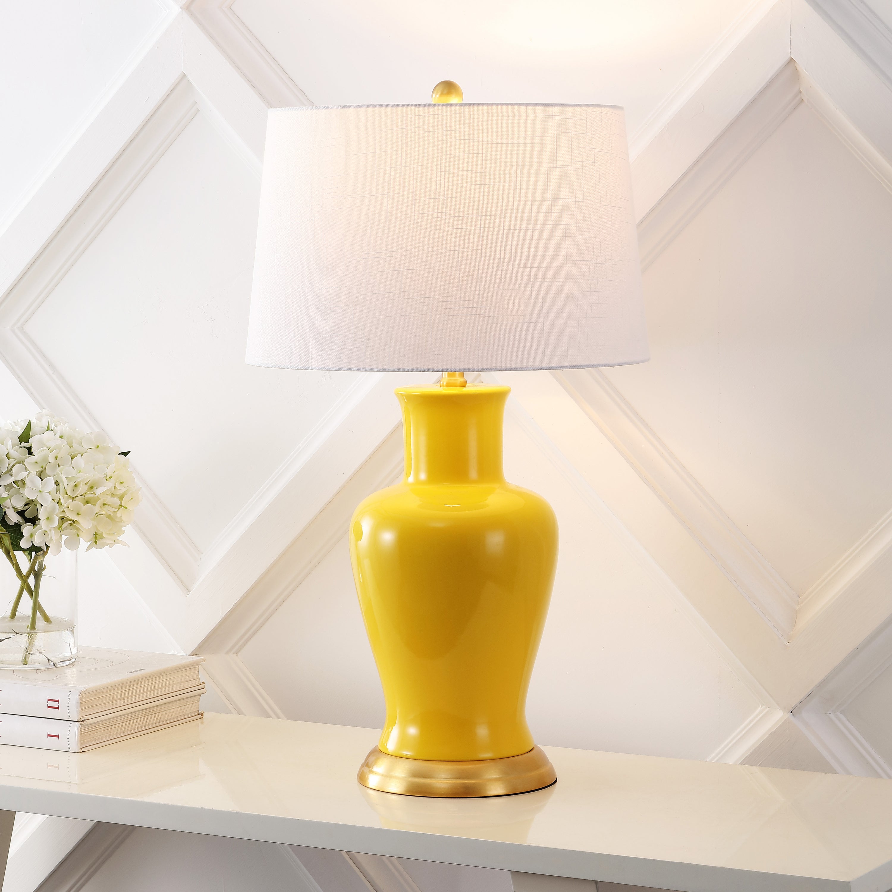 Julian Traditional Classic Ceramic Urn LED Table Lamp