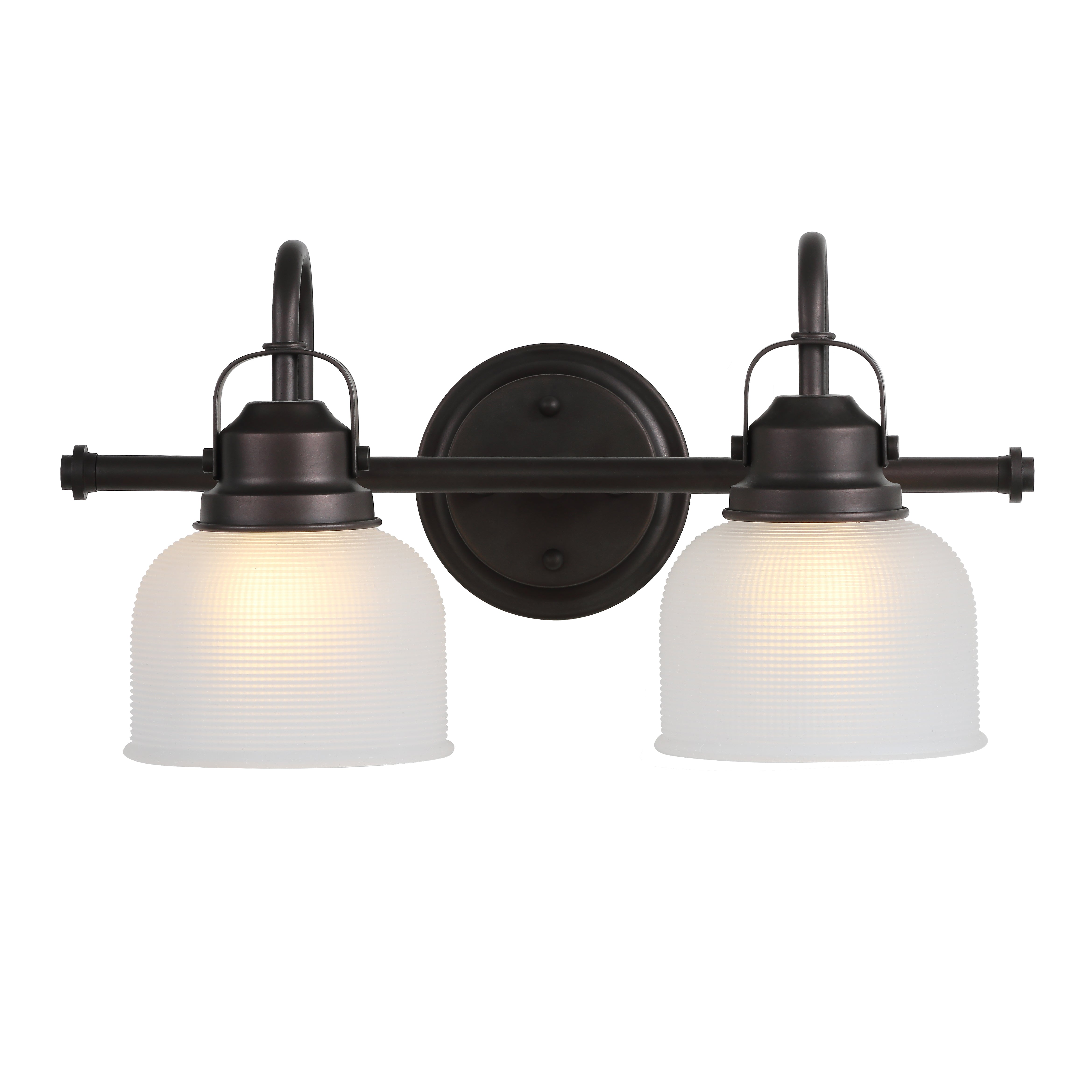 Virginia 2-Light Metal/Glass LED Vanity Light