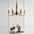 Victoria 6-Light Rustic Midcentury Iron LED Chandelier